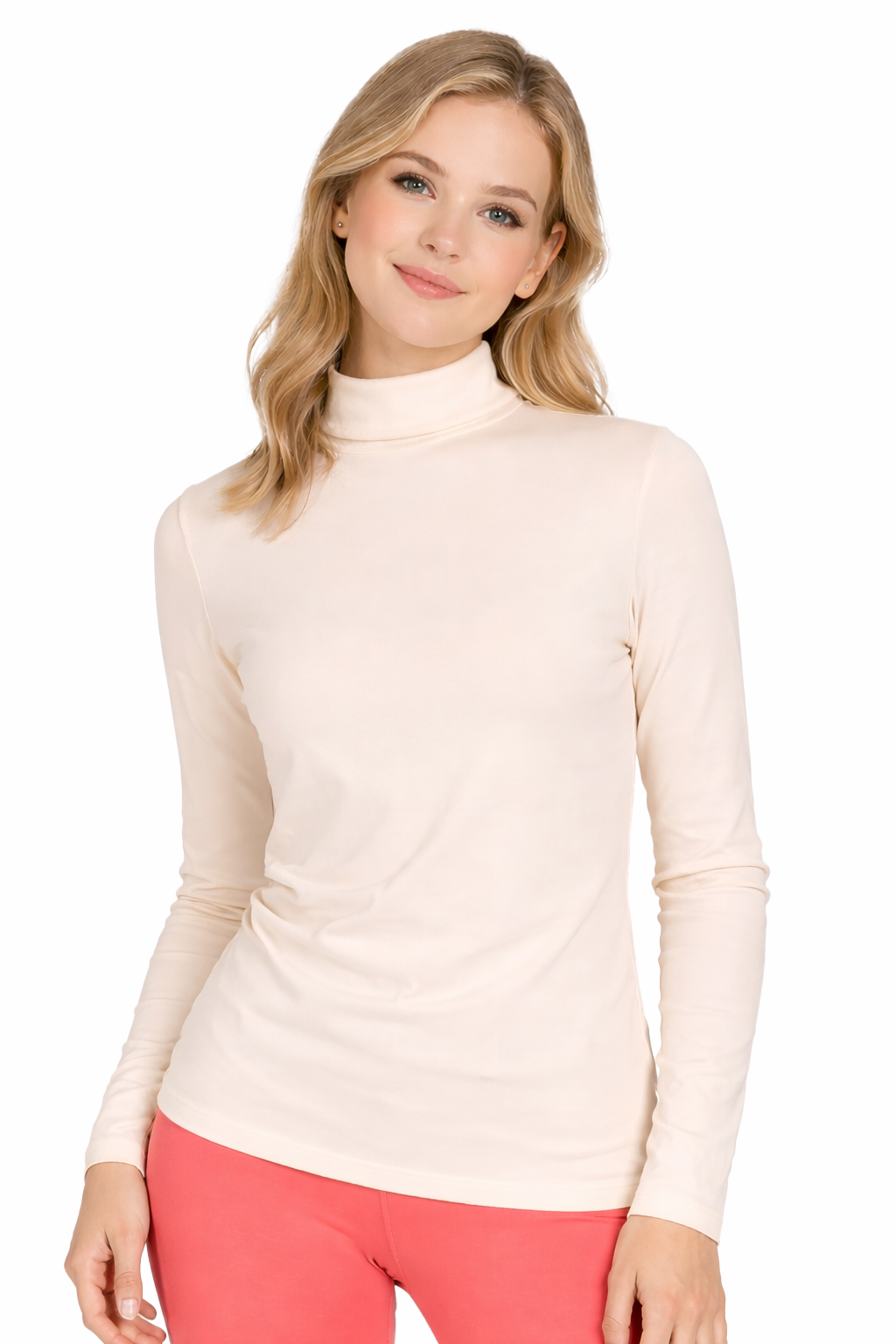 MAGLIETTA LUPETTO MANICA LUNGA CARNE DONNA